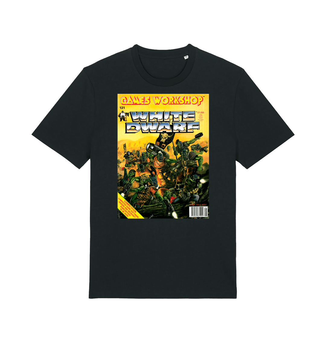 Black Printed T-shirt Front